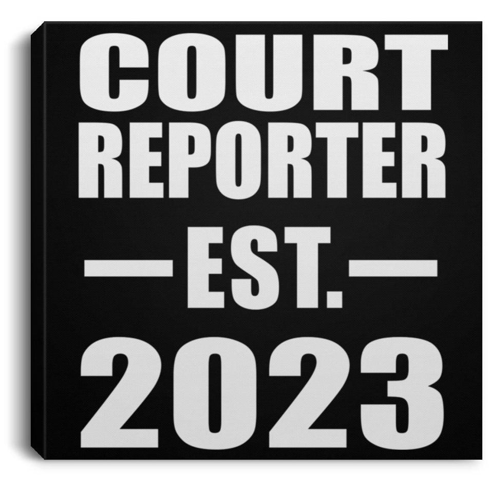 Court Reporter Established EST. 2023 - Canvas Square