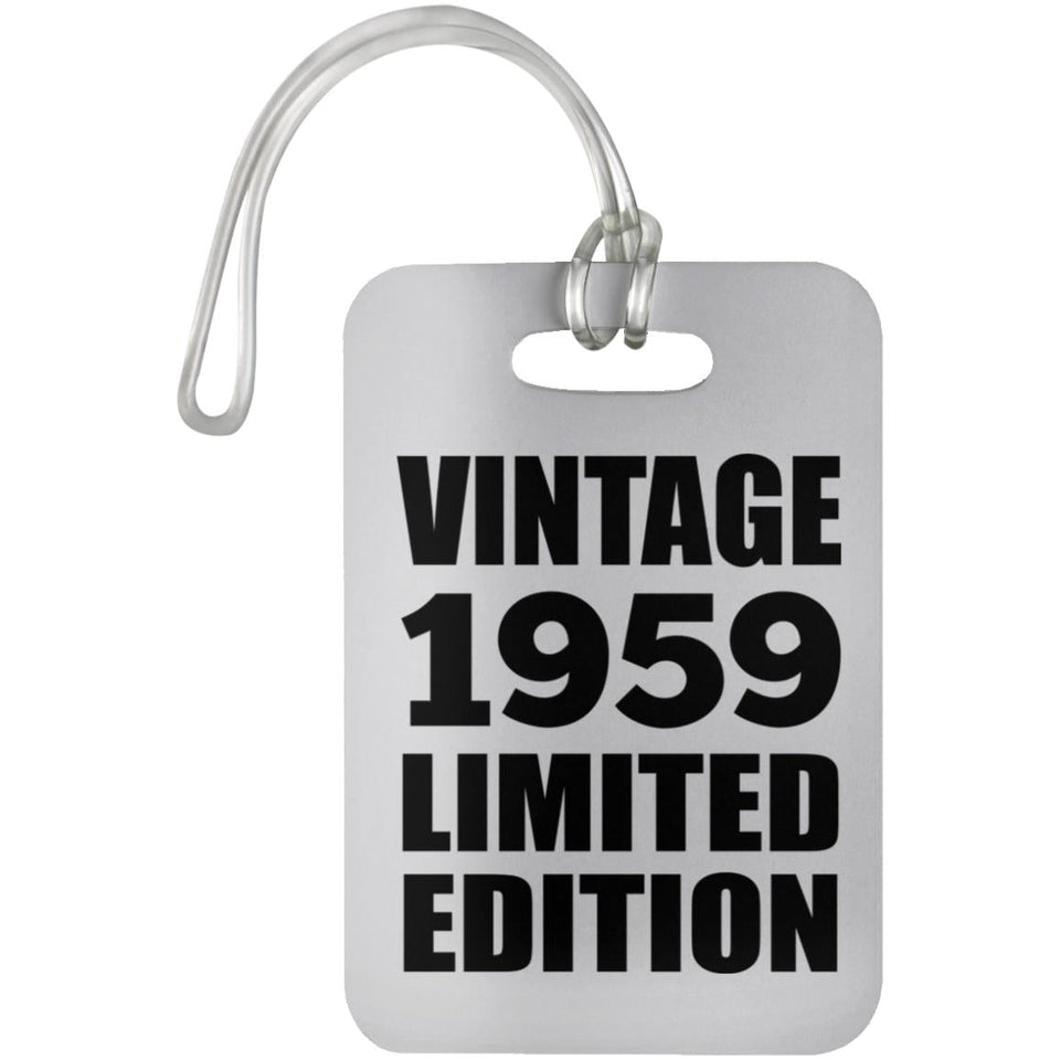 65th Birthday Vintage 1959 Limited Edition - Luggage Bag Tag