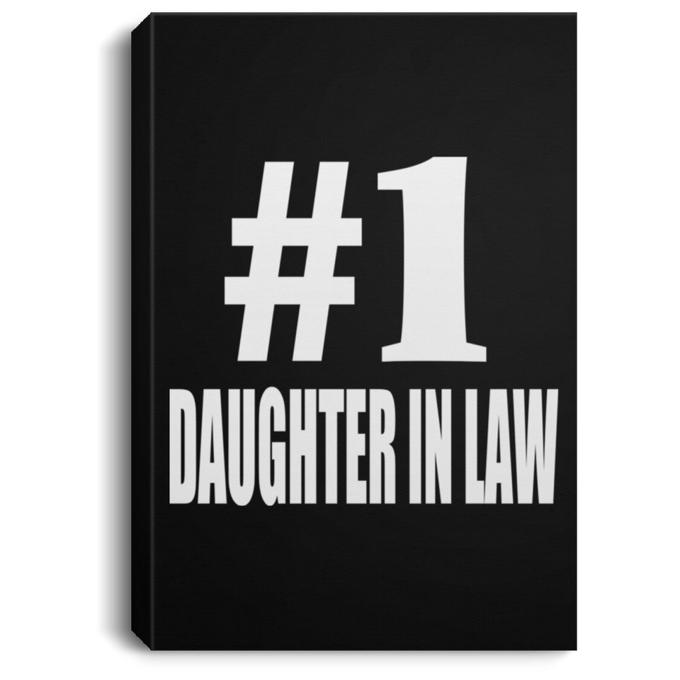 Number One #1 Daughter In Law - Canvas Portrait