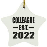 Colleague Established EST. 2022 - Star Ornament