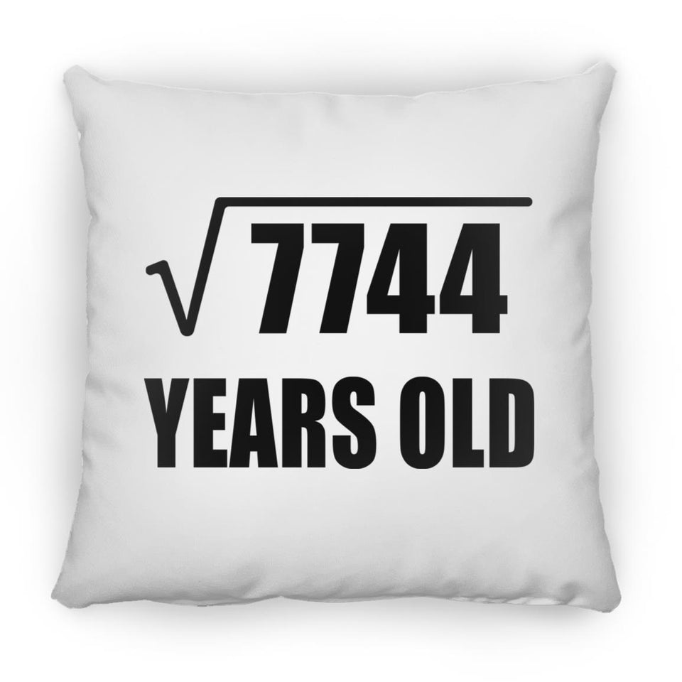 88th Birthday Square Root of 7744 Years Old - Throw Pillow