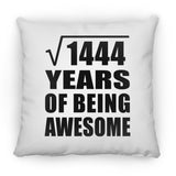 38th Birthday Square Root of 1444 Years of Being Awesome - Throw Pillow