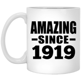 105th Birthday Amazing Since 1919 - 11 Oz Coffee Mug