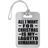 All I Want For Christmas Is My Lagotto Romagnolo - Luggage Bag Tag