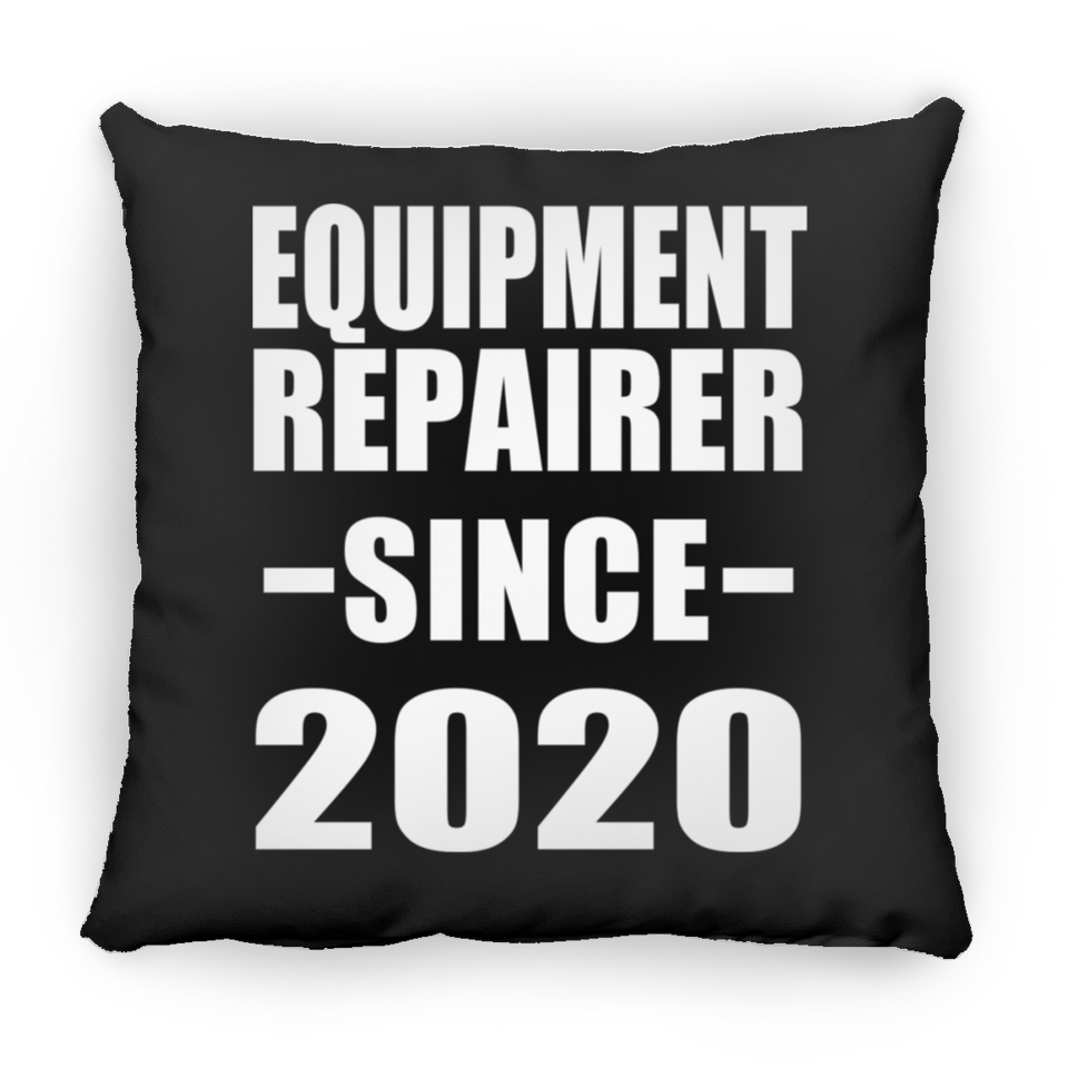 Equipment Repairer Since 2020 - Throw Pillow Black