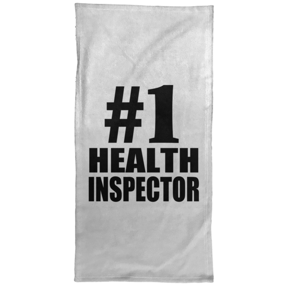 Number One #1 Health Inspector - Hand Towel