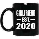 Girlfriend Established EST. 2020 - 11oz Coffee Mug Black