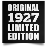 97th Birthday Original 1927 Limited Edition - Poster Square