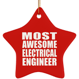 Most Awesome Electrical Engineer - Star Ornament