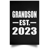 Grandson Established EST. 2023 - Poster Portrait
