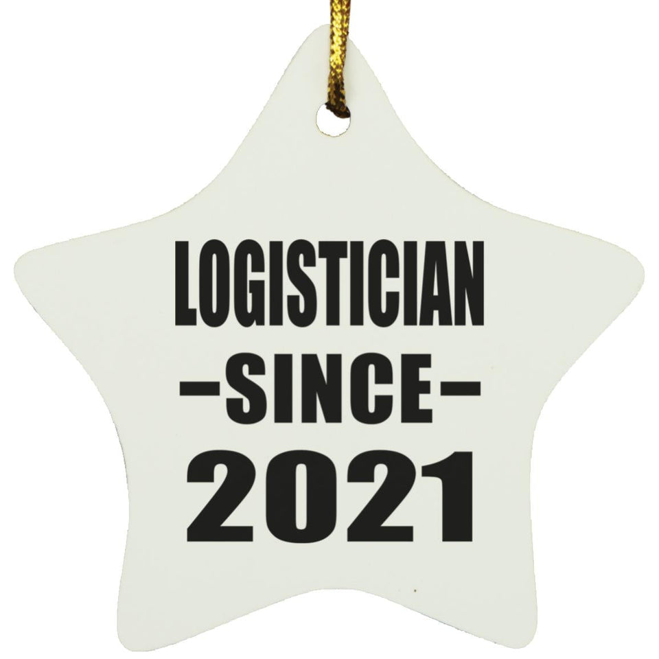 Logistician Since 2021 - Star Ornament