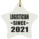 Logistician Since 2021 - Star Ornament