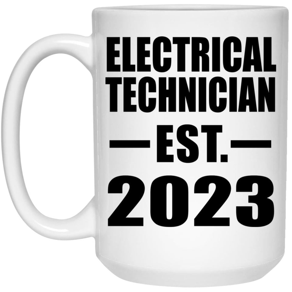 Electrical Technician Established EST. 2023 - 15oz Coffee Mug