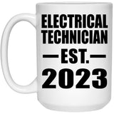 Electrical Technician Established EST. 2023 - 15oz Coffee Mug