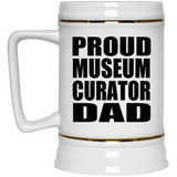 Proud Museum Curator Dad - Beer Stein