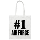 Number One #1 Air Force - Tote Bag White