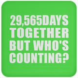 81st Anniversary 29,565 Days Together But Who's Counting - Coaster