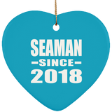 Seaman Since 2018 - Heart Ornament
