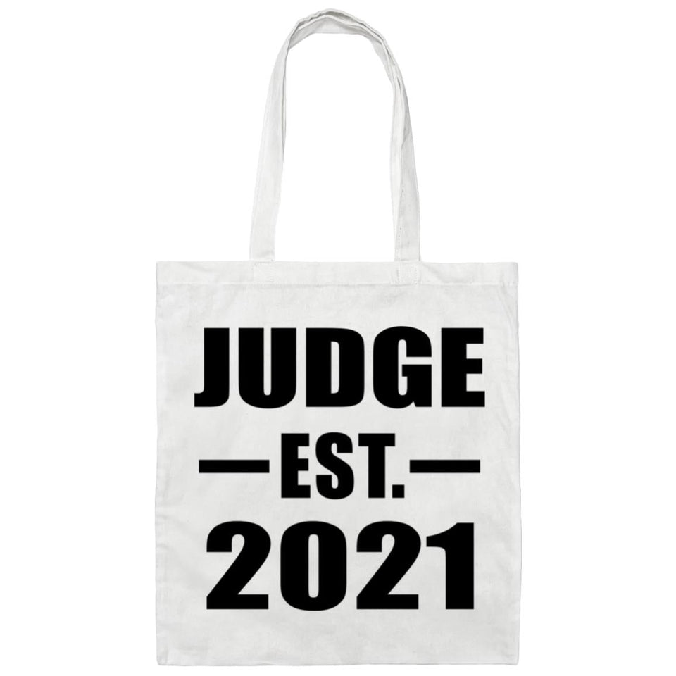 Judge Established EST. 2021 - Tote Bag White