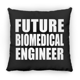 Future Biomedical Engineer - Throw Pillow Black