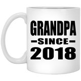 Grandpa Since 2018 - 11 Oz Coffee Mug