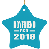 Boyfriend Established EST. 2018 - Star Ornament