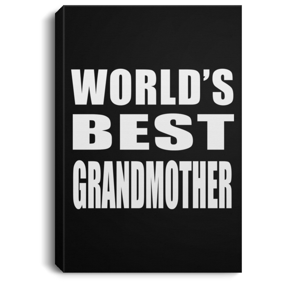 World's Best Grandmother - Canvas Portrait