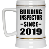 Building Inspector Since 2019 - Beer Stein