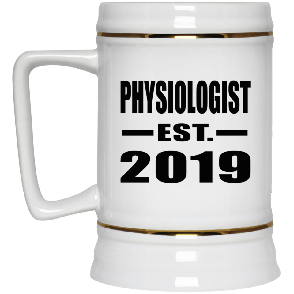 Physiologist Established EST. 2019 - Beer Stein