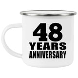 48th Anniversary 48 Years - 12oz Camping Mug