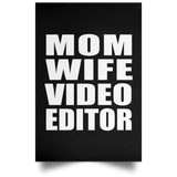 Mom Wife Video Editor - Poster Portrait