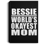 Bessie World's Okayest Mom - Canvas Portrait