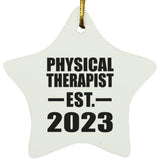 Physical Therapist Established EST. 2023 - Star Ornament