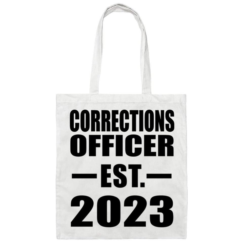 Corrections Officer Established EST. 2023 - Tote Bag White