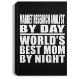 Market Research Analyst By Day World's Best Mom By Night - Canvas Portrait