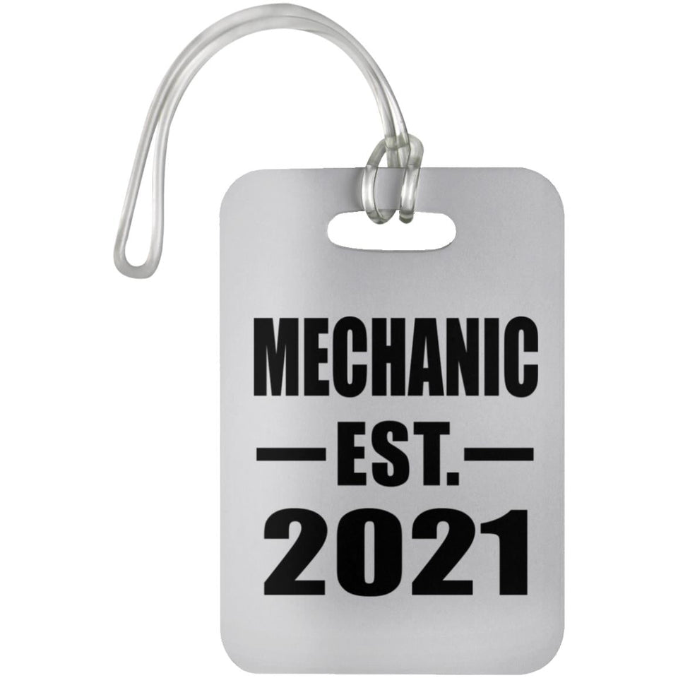 Mechanic Established EST. 2021 - Luggage Bag Tag