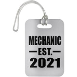 Mechanic Established EST. 2021 - Luggage Bag Tag