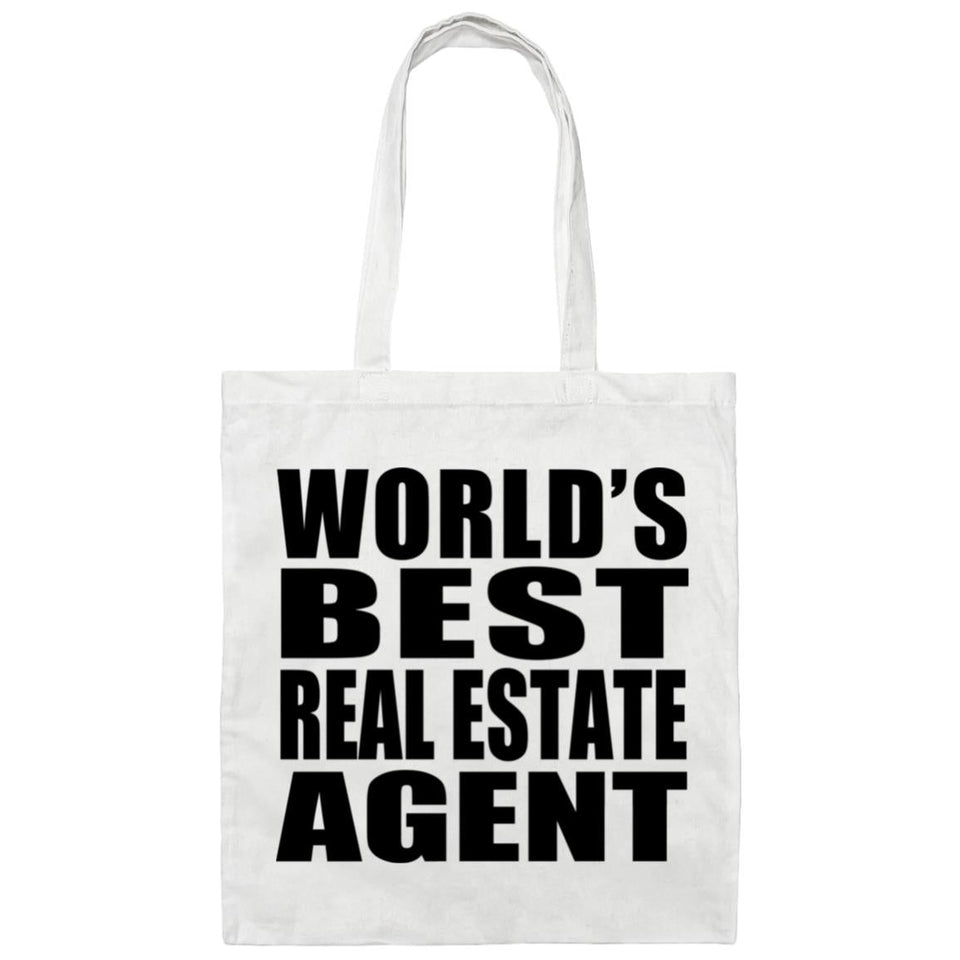World's Best Real Estate Agent - Tote Bag White