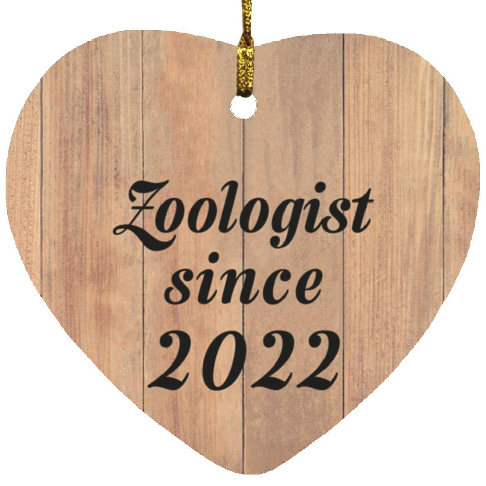 Zoologist Since 2022 - Heart Ornament C