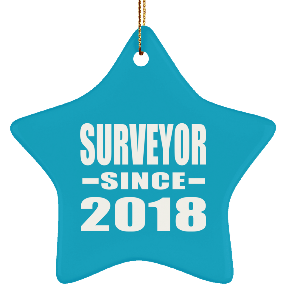 Surveyor Since 2018 - Star Ornament