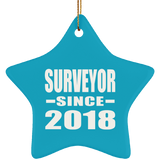Surveyor Since 2018 - Star Ornament