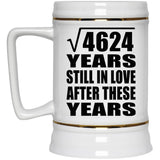 68th Anniversary Square Root of 4624 Years Still In Love - Beer Stein