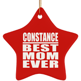Constance Best Mom Ever - Star Ornament