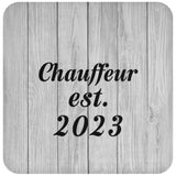 Chauffeur Established Est. 2023 - Drink Coaster F