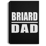 Briard Dad - Canvas Portrait