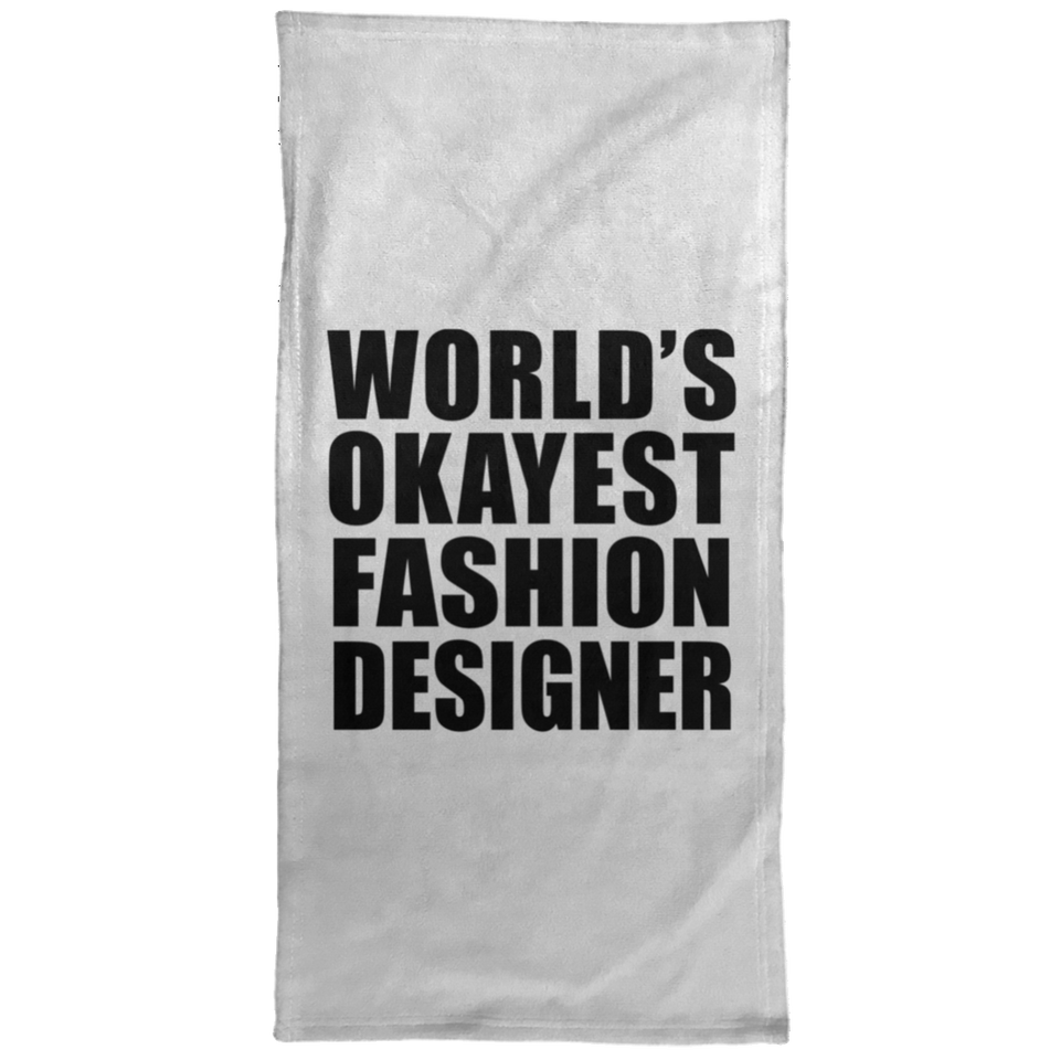 World's Okayest Fashion Designer - Hand Towel