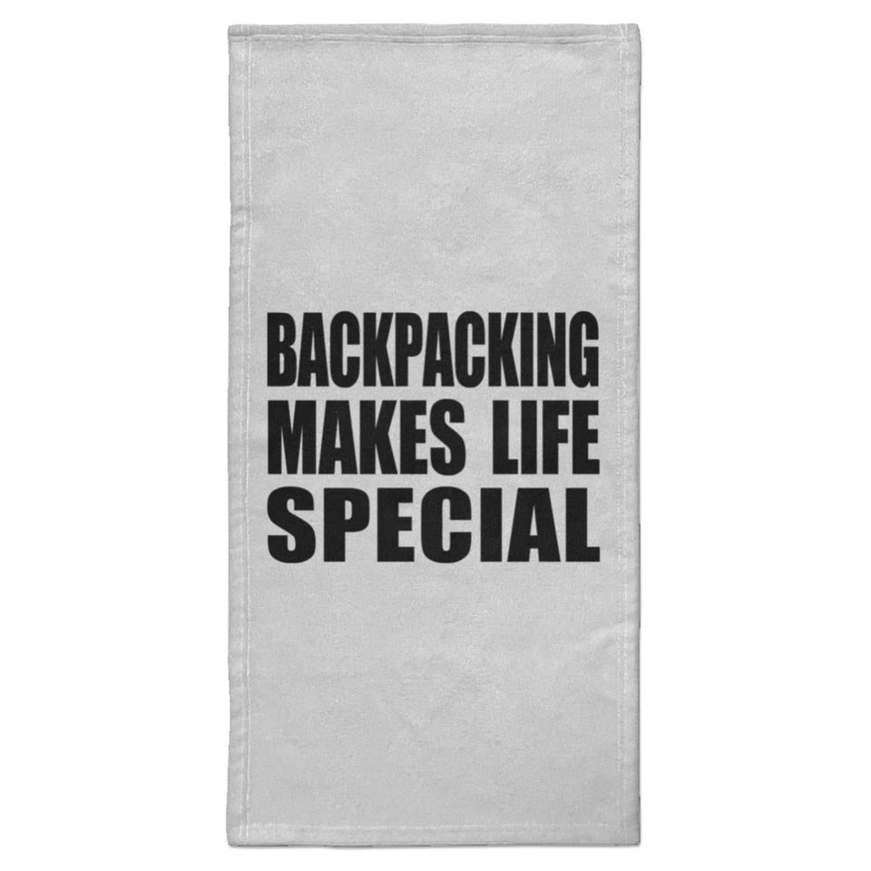 Backpacking Makes Life Special - Hand Towel