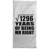 36th Anniversary Square Root of 1296 Years of Being Mr Right - Hand Towel