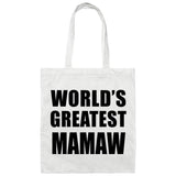 World's Greatest Mamaw - Tote Bag White