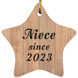 Niece Since 2023 - Star Ornament C